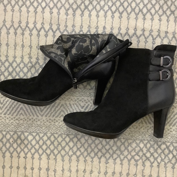 Aquatalia Suede/calf leather Botties 9 - Picture 5 of 6